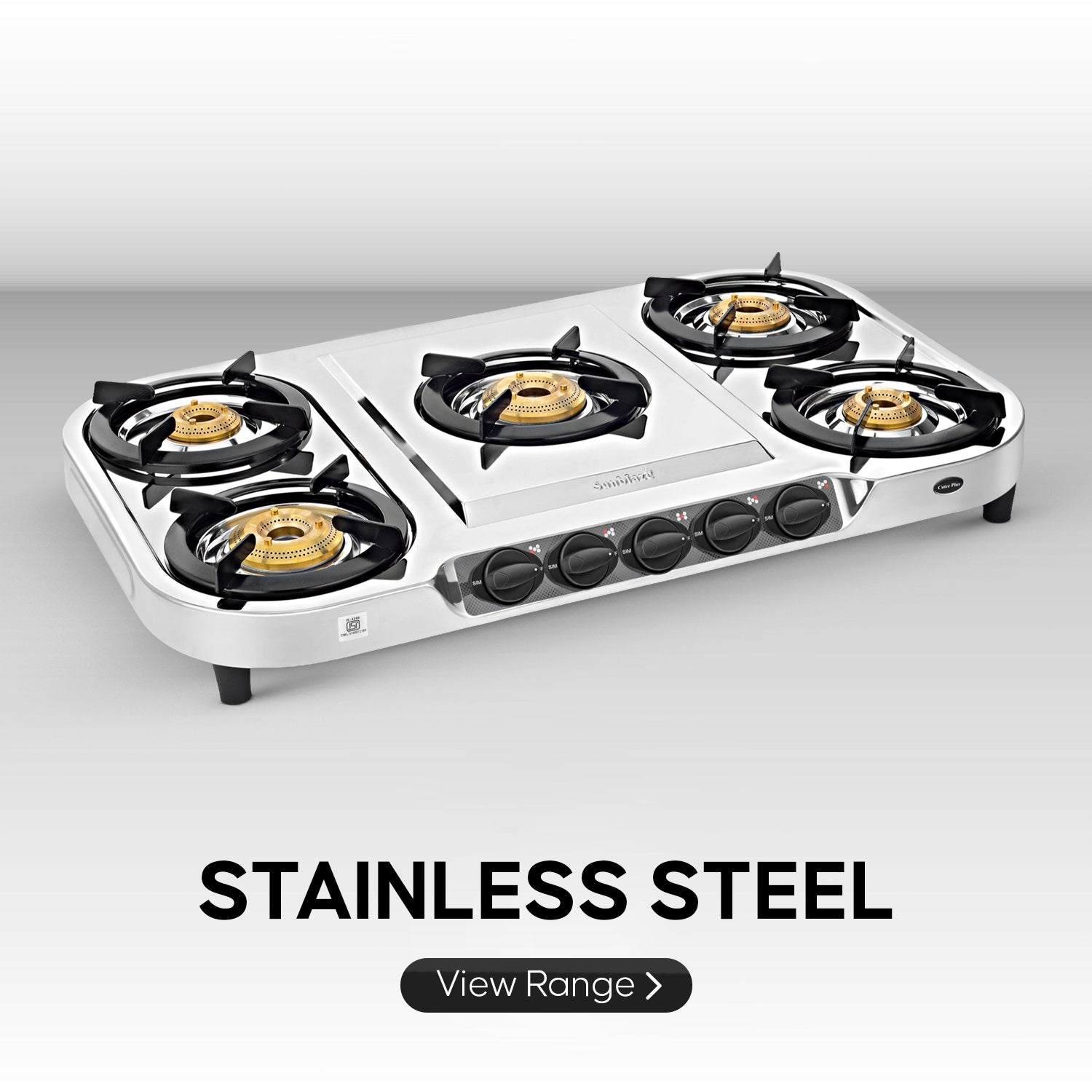 Stainless Steel Cooktop